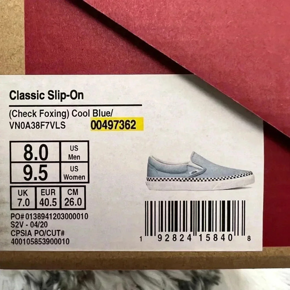 VANS CHECK FOXING CLASSIC SLIP ON - Picture 4 of 12